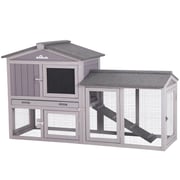 Aivituvin-AIR02 Rabbit Hutch | Easy Combine With Second Bunny Cage (Inner Space 10.4 ft²)