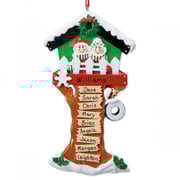 Christmas Tree House Personalized Christmas Ornament