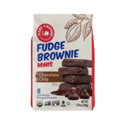 Chocolate Chip Fudge Brownie Minis