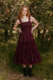 Destiny Dress in Burgundy