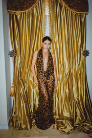 MONA DRESS - LEOPARD