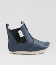 Ss Jodhpur Pre Navy Leather Ankle Boots