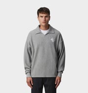 Josiah LS Polo - Vintage Grey
