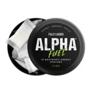 Lime ALPHA Fuel Nootropic Energy Pouches