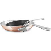 Mauviel M'Heritage M'6 S 2-Piece Induction Copper Frying Pan Set With Cast Stainless Steel Handles