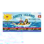 Jaws 50th Anniversary Amity Island Beach Towel