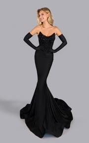 Jessica Angel 2560 Long Formal Fitted Prom Mermaid Dress
