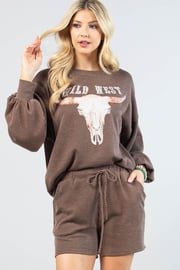 WILD WEST BROWN RIBBED | SET