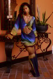 Medellin Maxi Dress in Tempo