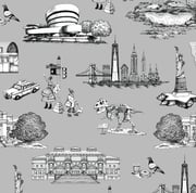 New York Toile Peel & Stick Wallpaper