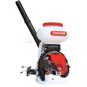 Tomahawk - 4 Gallon Motorized Backpack Spreader with 79cc Engine for Fertilizer, Pesticide, Rock Salt - TGS30