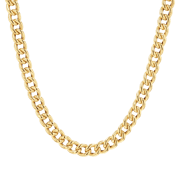 14K Grand Cuban Curb Link Necklace