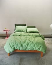 Moss, Apple & Crisp White Organic Cotton Percale Bedding Bundle