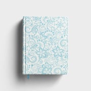 KJV Notetaking Bible - Blue Floral Cloth Hardcover