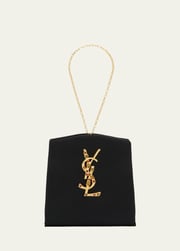 Mini YSL Evening Wristlet in Satin