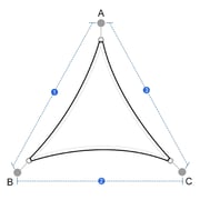 Custom Sun Shade Sail - Triangle
