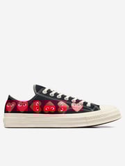 Chuck 70 OX Multi Heart black x CDG