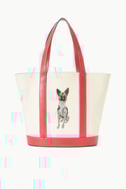 CUSTOM ALLORA TOTE | CREAM RED ROSE