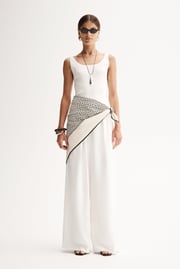Isabella Pant White