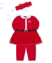 "My First Christmas" Tutu Dress Set (3M-12M)