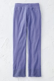 Edgewater Frayed Hem Ankle Pants