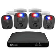 Home 4 Camera 8 Channel 1080p Full HD DVR 1TB HDD Security System with Mic