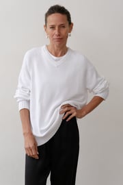 The Cotton Knit V-Neck Sweater