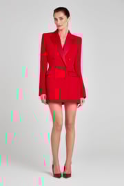 Monica Red Blazer