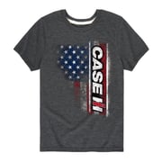 Youth Case IH Logo American Flag Short Sleeve T-Shirt