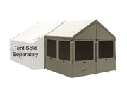 Enclosed Awning Accessory for Cabin Lodge