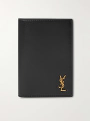 Logo-Appliquéd Leather Billfold Wallet