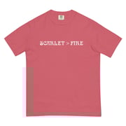 Grateful Dead Lyrics | Comfort Tee | Scarlet Fire Pink