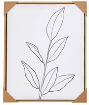 21 in Linen Floral Wall Art ||PB107760022100||