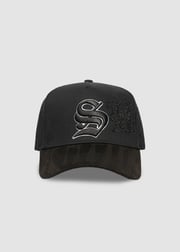 Outline Crystals A-Frame Snapback // Midnight