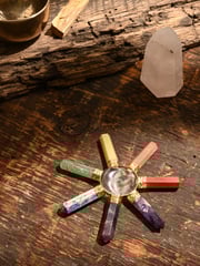 Chakra Gemstone & Crystal Point Energy Generator
