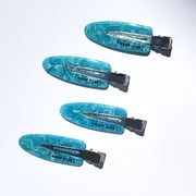 CREASELESS HAIR CLIP SET: BLUE