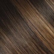Silk Seam™ Clip-In, Rooted Mochachino Chocolate/Dark Honey