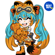 Lasagna Splatter Garfield Miku