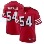 Men's Nike Fred Warner Scarlet San Francisco 49ers Alternate Game Jersey