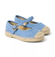 Chambray Espadrille Ballet Flat