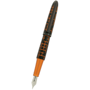Diplomat Elox Fountain Pen - Matrix Black Orange - 14K Gold Nib