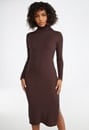 Cable Sweater Midi Dress