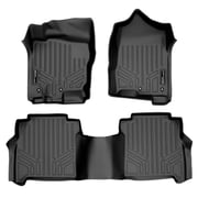 SMARTLINER Custom Fit Floor Liners For 2017-2025 Nissan Titan Crew Cab With Under Seat Storage