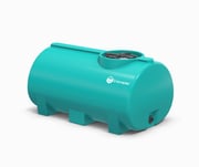 400 Gallon Plastic Horizontal Leg Tank in Faint Green