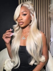 
    UNice Glueless 613 Blonde Invisible HD Lace 13x4 Frontal Straight Wig With Natural Hairline