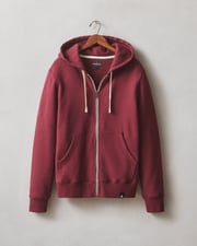 Men's Midweight Full Zip - Zinfandel