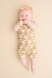 Timeless Petals Bamboo Short Romper