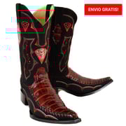 Crocodile Belly Embossed Coco Boots WD-098