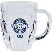 Promotional 8 oz Plastic German Style Dimple Mug with Handle