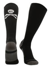 Pirate Skull and Crossbones (Jolly Roger) Over the Calf Socks